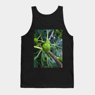 Summer Green Fig Fruit Tank Top